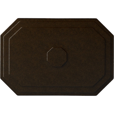 Ekena Millwork Felix Ceiling Medallion, Hand-Painted Bronze, 25 1/4"W x 17 1/4"H x 1 3/4"P CM25FEBZS